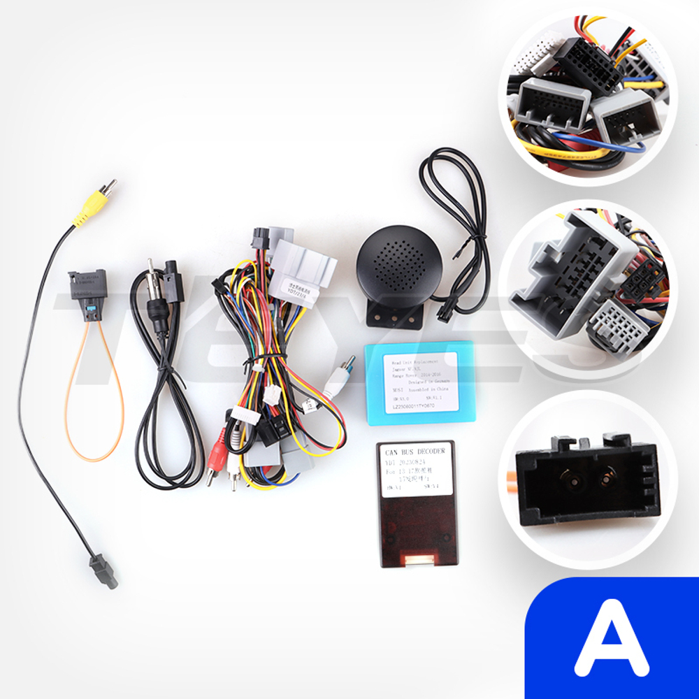 Магнитола для Land Rover Discovery Sport 2015-2019 (BOSE) - Teyes LUX ONE 360 монитор 12.3" 2K QLED на Android 10, 6/128Гб, CarPlay, 4G SIM-слот, 4 камеры в комплекте