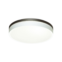 7668/DL COLOR SN 152 Светильник пластик/белый/темно-коричневый LED 48Вт 4000К D415 IP43 NOHAVA BROWN