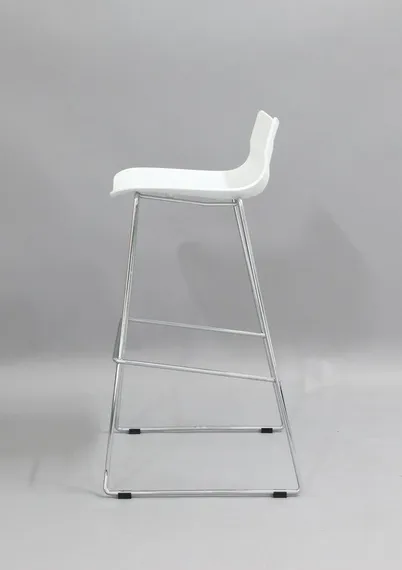 Барный стул Leaf белый