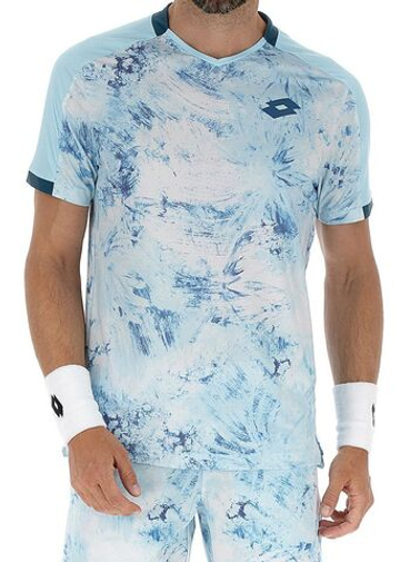 Мужская теннисная футболка Lotto Tech IV D2 - Spun Sugar Blu