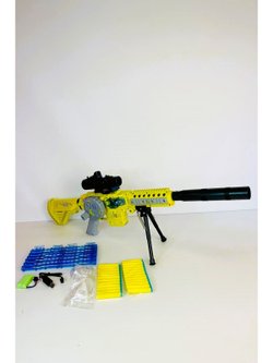 Детское оружие пулемет автомат с мягкими пульками