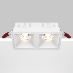 Модульный встраиваемый светодиодный светильник диммируемый Maytoni Alfa LED DL043-02-15W3K-D-SQ-W