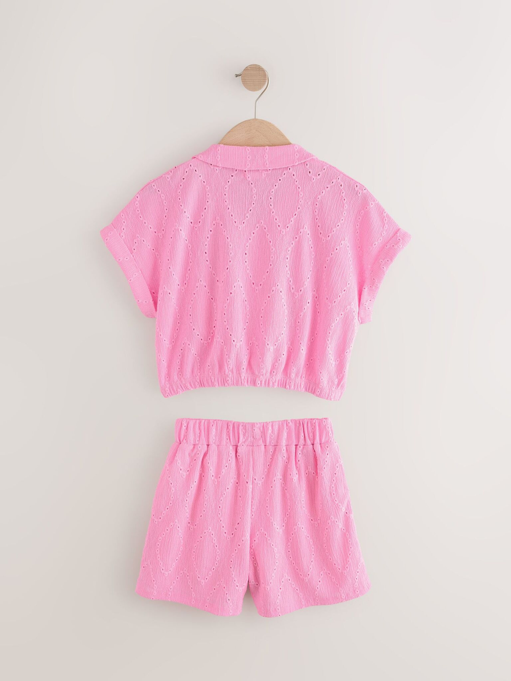 Рубашка и шорты в комплекте для девочки Next AH6-464, Розовый
