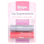 Blistex, Lip Expression, увлажняющий крем для губ, для сияния/оттенка, 2 стика по 3,69 г (0,13 унции)