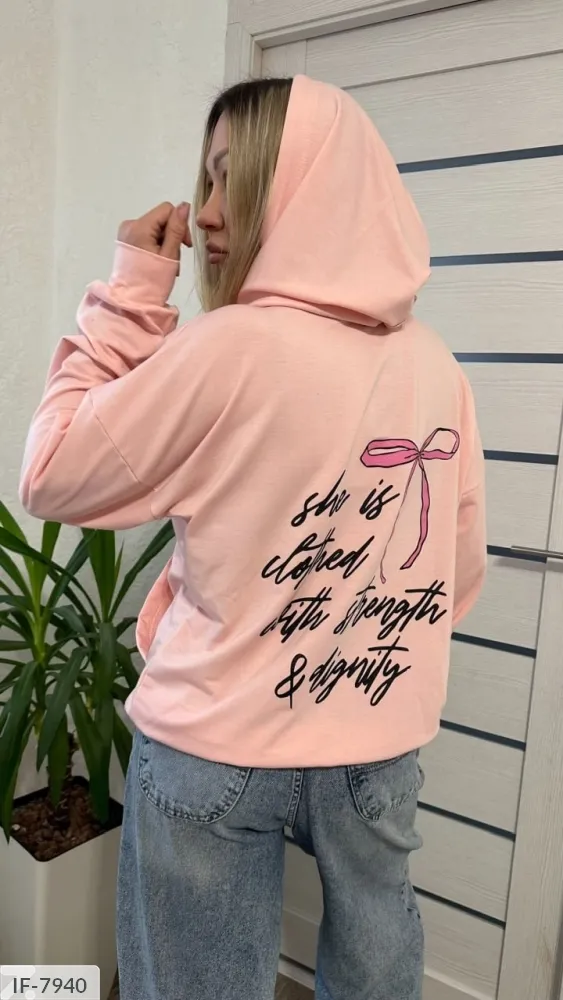 Худи IF-7935 Фабрика Моды