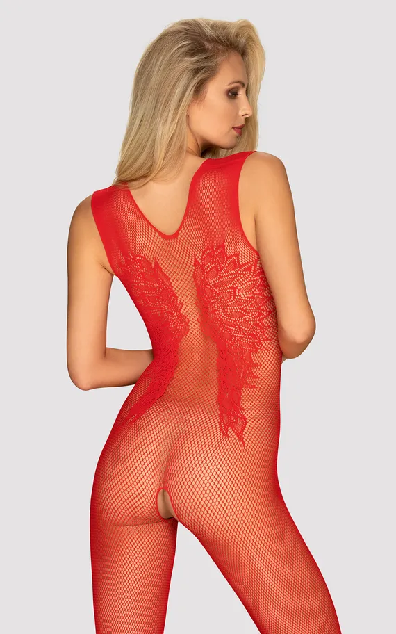 N 112 bodystocking Red