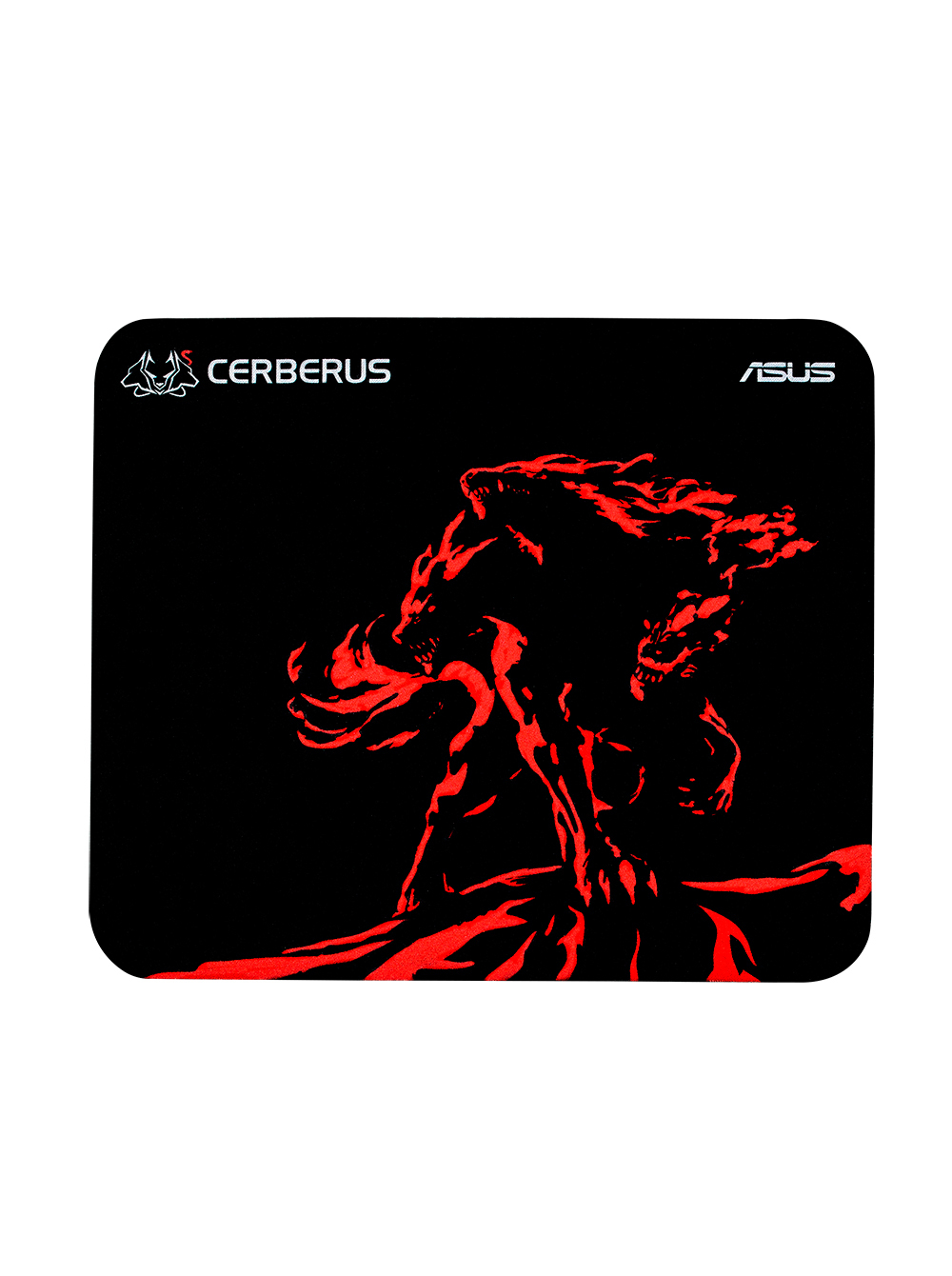 Коврик игровой Asus Cerberus Mini чёрный/красный (250 x 210 x 2