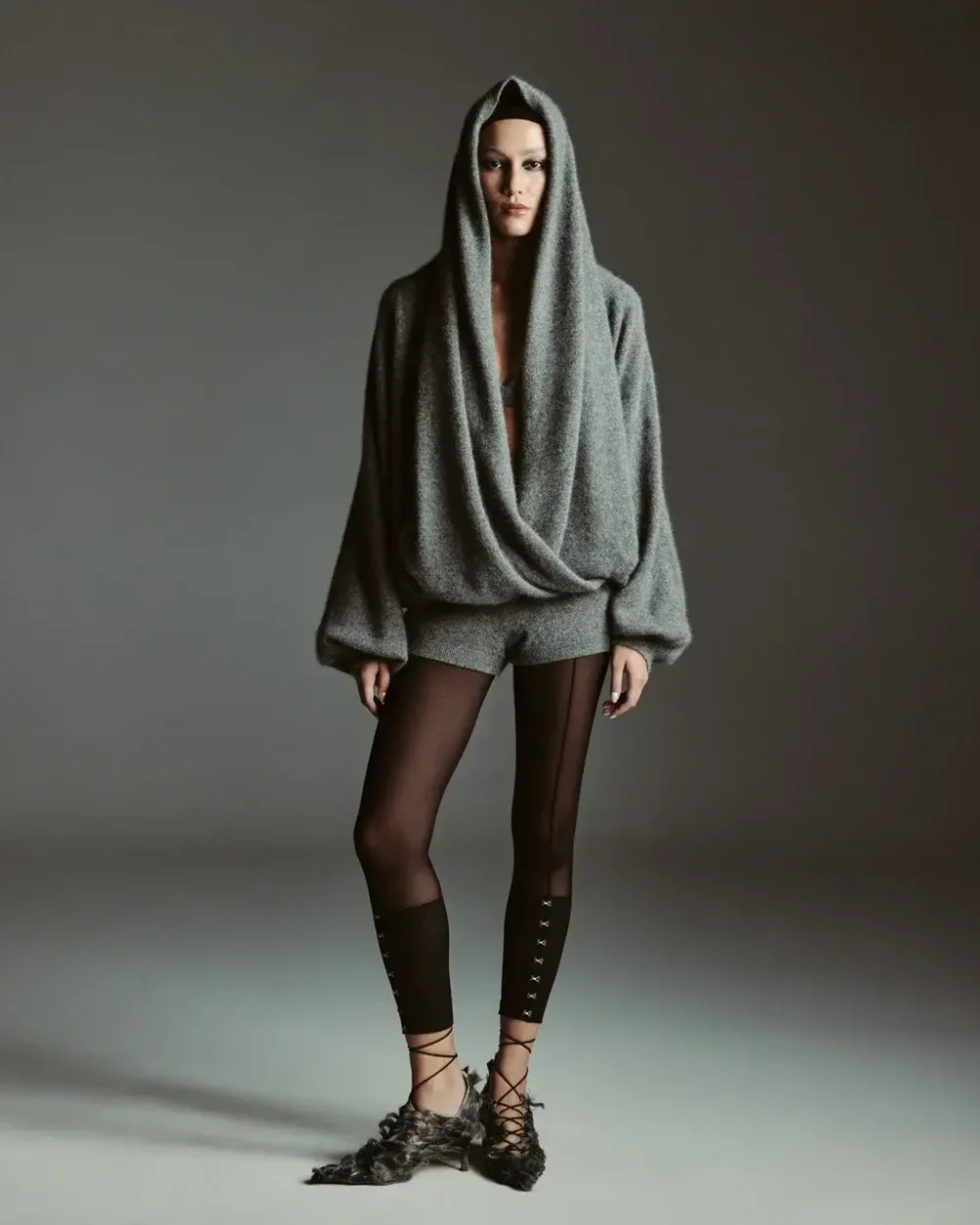 Лосины декоративные черные, Черный