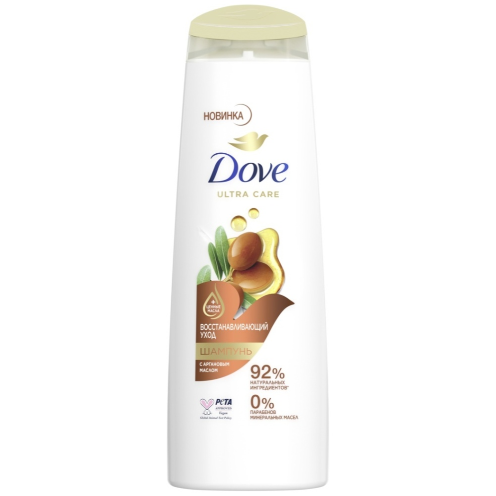 Шампунь Dove восстановливающий уход с аргановым маслом 400 мл