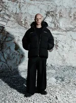 Пуховик Issaya Unity Puffer 2.0 crumpled черный