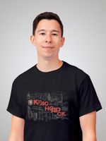 Футболка с принтом "Красноярск" черная