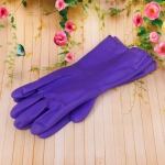 Перчатки пвх «Фантазия» фиолетовые 30см с флисовой подкладкой ДоброСад