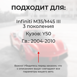 Ремкомплект ограничителей дверей Infiniti M35 (III) Y50 (4 двери, тип 32+39) 2004-2010