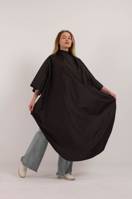 Парикмахерский пеньюар с рукавами (водонепроницаемый)