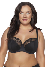 Бюстгальтер с чашкой на тонком поролоне Camellia (Размер: 65G) (Цвет: черный)