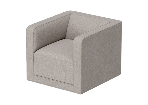 Кресло Cube (бежевый, рогожка)