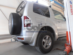 Фаркоп оцинкованный Galia M082C для Mitsubishi Pajero IV 2007-, Pajero III 2000-2007(паспорт и сертификат в комплекте)(без электрики)