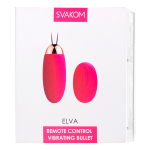 Сливово-розовое виброяйцо 8см с пультом ДУ Svakom Elva SCB-02-PMR