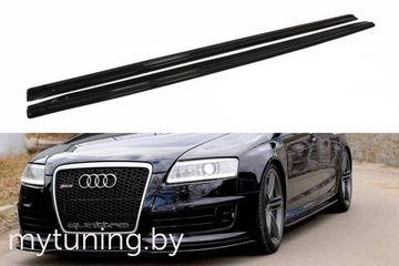 Комплект накладок на пороги для AUDI RS6 C6 (08-10)