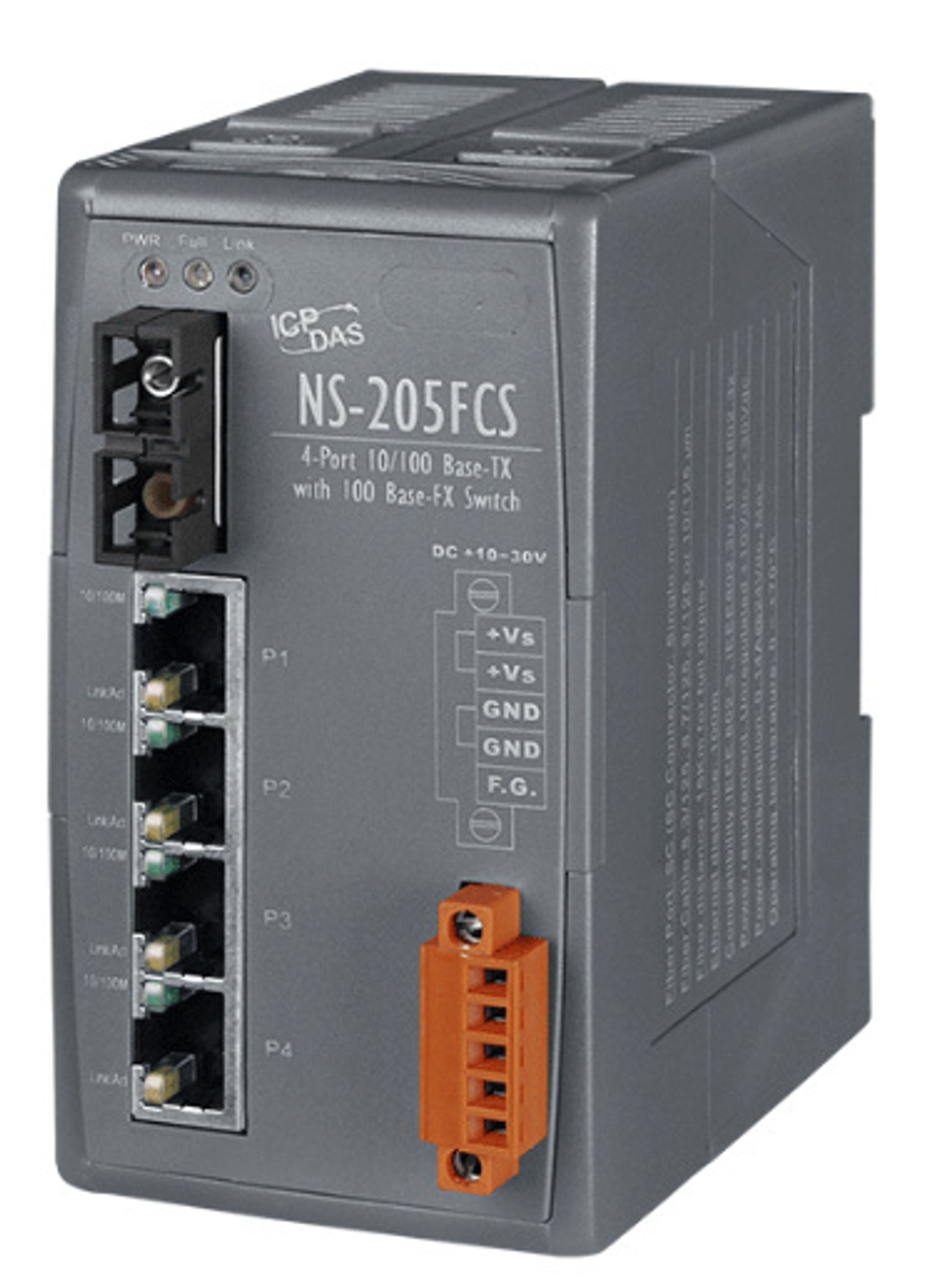 Коммутатор ICP DAS NS-205FCS CR