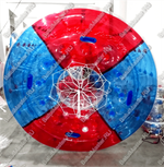 Аттракцион Водный роллер (Гидророллер) "Красно-синий" ПВХ, 2.6*2.2*2.2 м