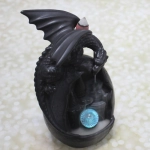 Подставка под стелющиеся благовония «Сказочный дракон» 10*9*19см с подсветкой