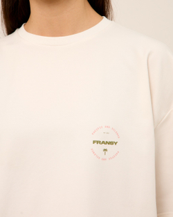 Футболка 05, ТИШИНА И УМИРОТВОРЕНИЕ, розово-зеленая