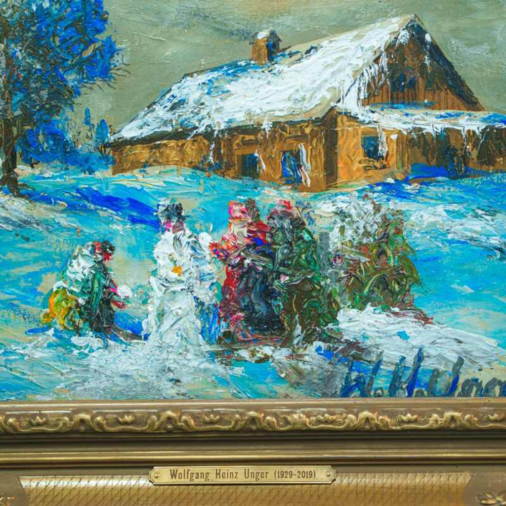 «Дети лепят снеговика»