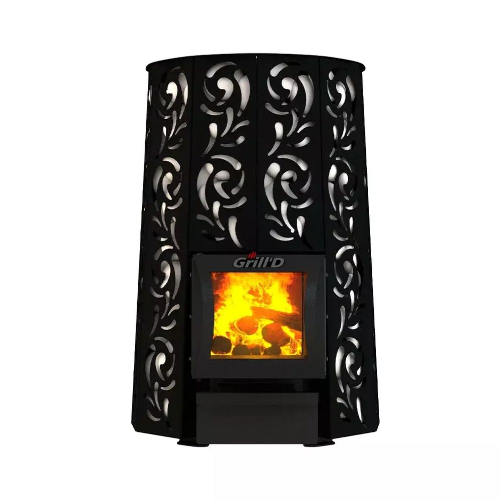 Дровяная банная печь Grill'D Violet Long Pro