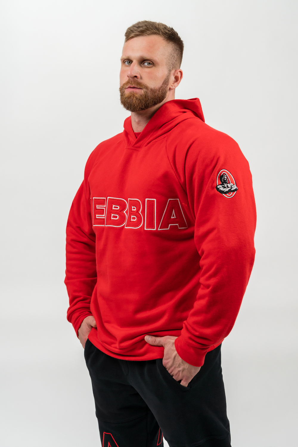 Толстовка LONG PULLOVER HOODIE LEGACY 704 Красная