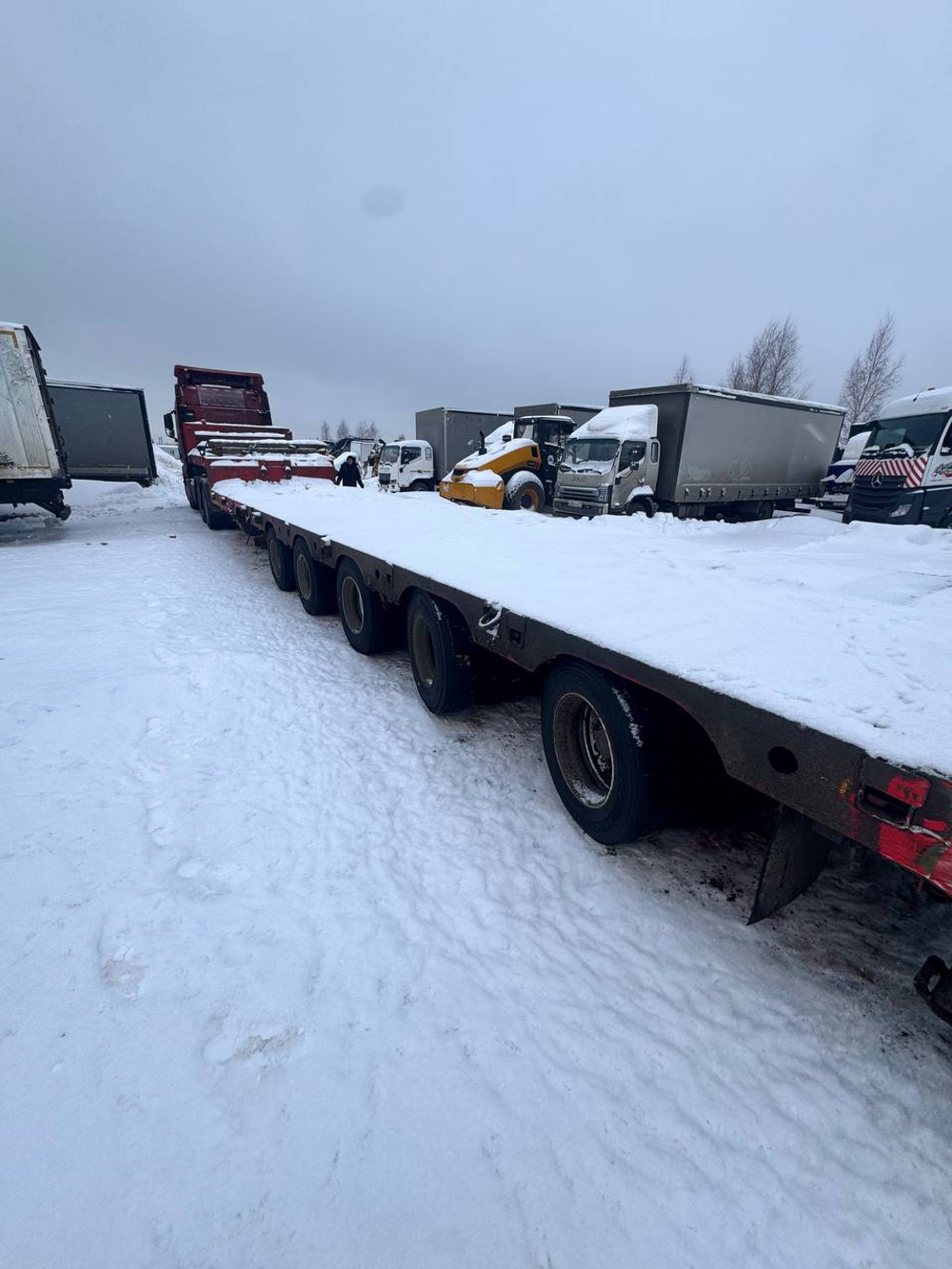БЕРГЕР 9854* Полуприцеп тяжеловоз 6 осей 9856-0000010-04 (Раздвижной)