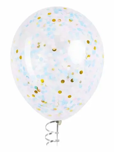 Конфетти тишью микс голуб.нежный с золотом