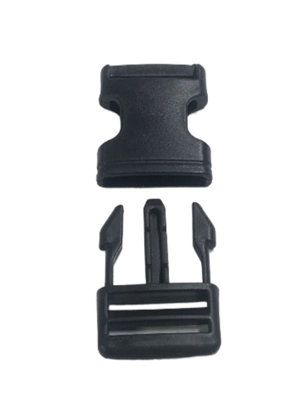 Карабин пластиковый (фастекс) на рюкзак 40 мм черный