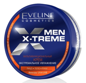 EVELINE МУЛЬТИФУНКЦИОНАЛЬНЫЙ КРЕМ - ЭКСТРЕМАЛЬНОЕ УВЛАЖНЕНИЕ серии MEN X-TREME, 200мл