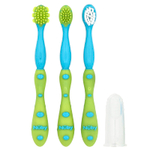 Dr. Talbot's, Набор для ухода за полостью рта, 4-этапная система, от 0 месяцев, набор из 4 предметов