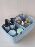 Органайзер для косметики плетеный