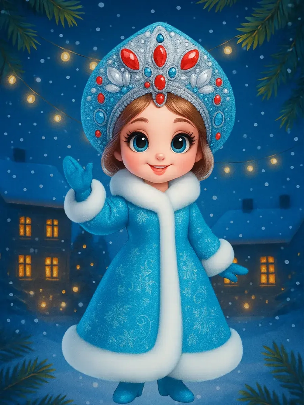 Наклейки новогодние