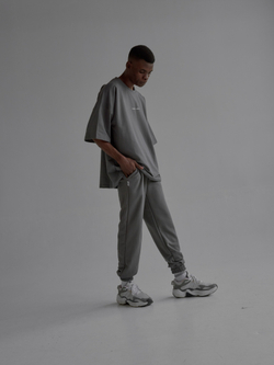 T-shirt LOGO Pewter