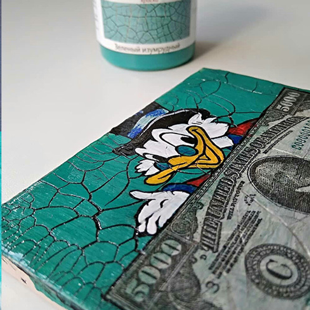 Фацетный лак «Зелёный изумрудный»