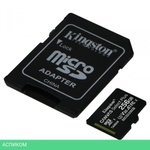 Карта памяти Kingston SDHC-micro 256GB (SDCS2/256GB)