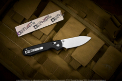 Нож Vosteed Raccoon CB сталь 14C28N Satin рукоять Black Micarta