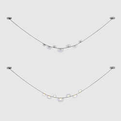 Светильник подвесной Crystal Lux BOSQUE SP7 L3000 GREY/TRANSPARENT