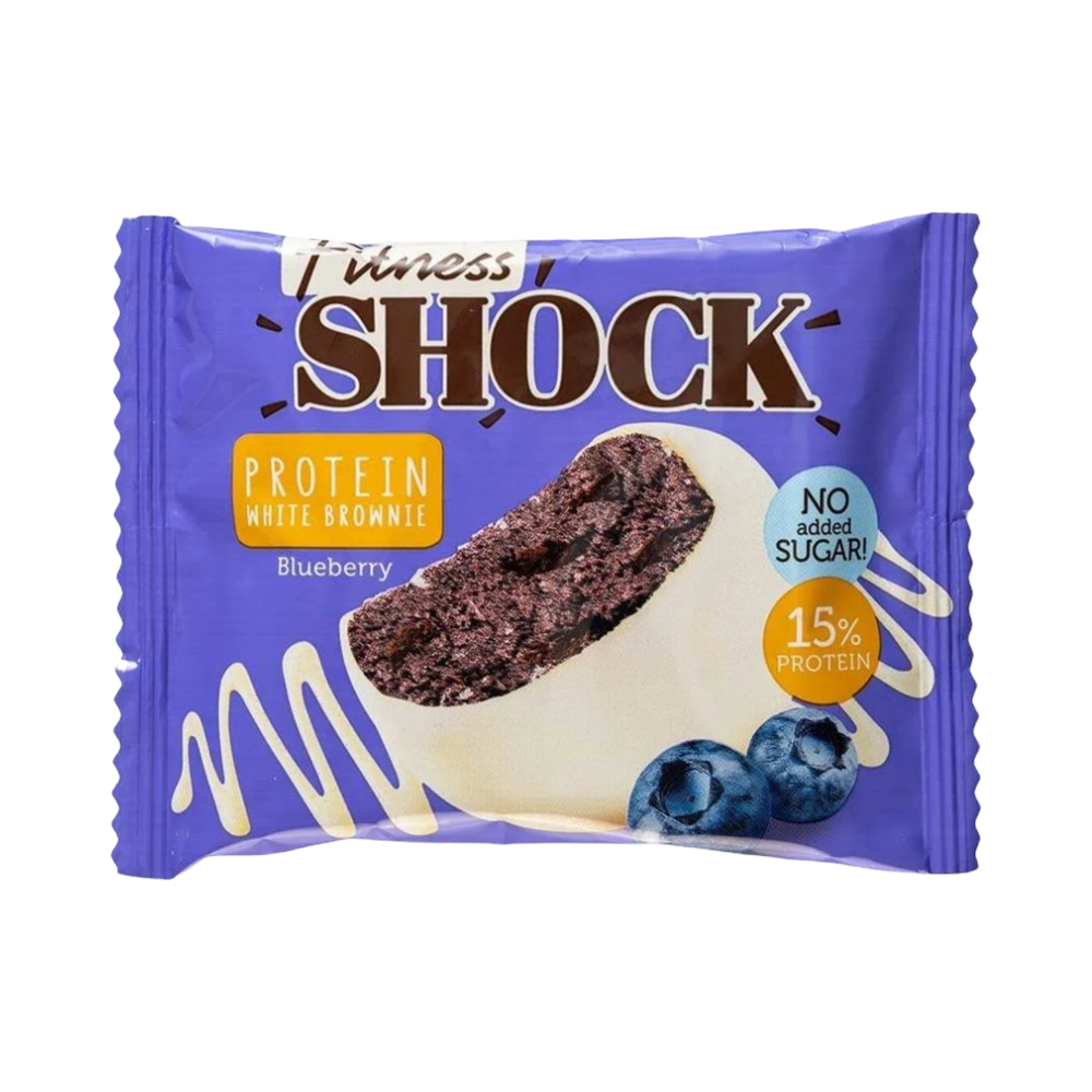 Бисквит глаз. Fitnes Shock брауни черника 50гр