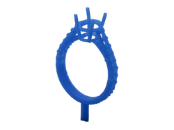 Восковка кольцо (овал 8.00 х 6.00 мм - 1 шт. Ø 2.00 мм - 14 шт., 1 деталь)