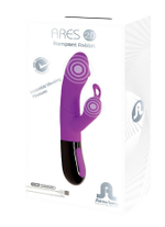 Фиолетовый вибратор-кролик Ares 2.0 - 20,6 см. (Цвет: фиолетовый)