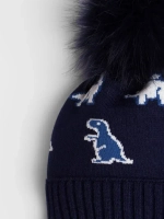 Шапка зимняя для мальчика на завязках и снуд