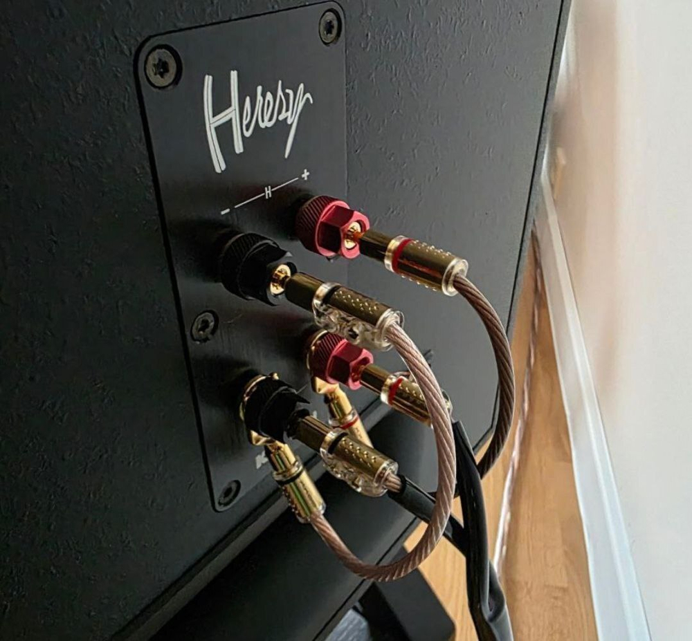 DAXX S182-02P Перемычки акустические из монокристалла меди (4шт). Длина 20см с разъёмами