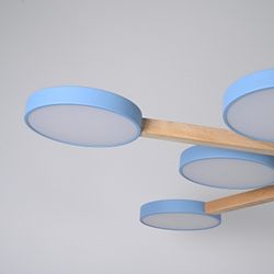 Люстра на штанге Imperiumloft TURNA Blue TURNA-B01