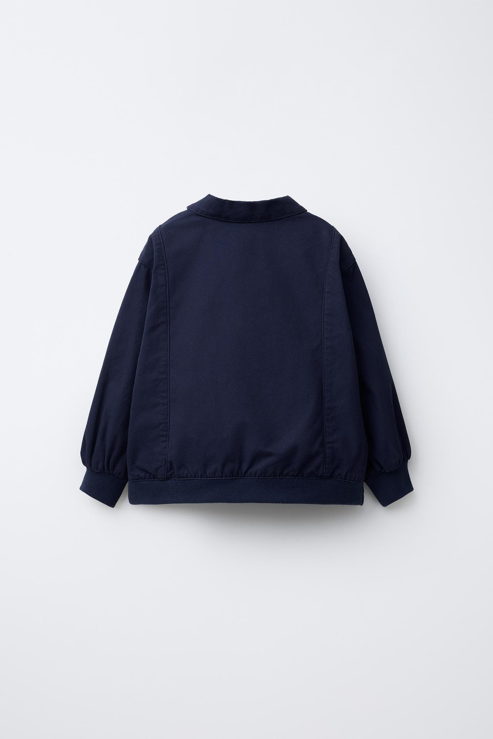 ZARA ХОЛЩОВАЯ КУРТКА, СИНИЙ