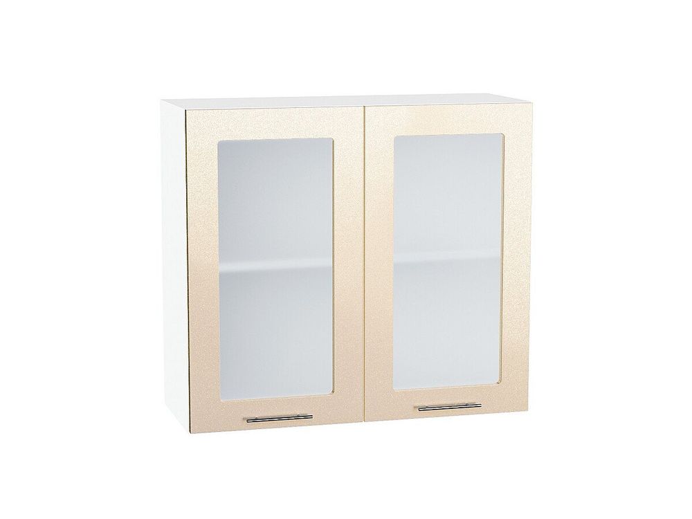 Шкаф верхний с 2-мя остекленными дверцами Валерия-М